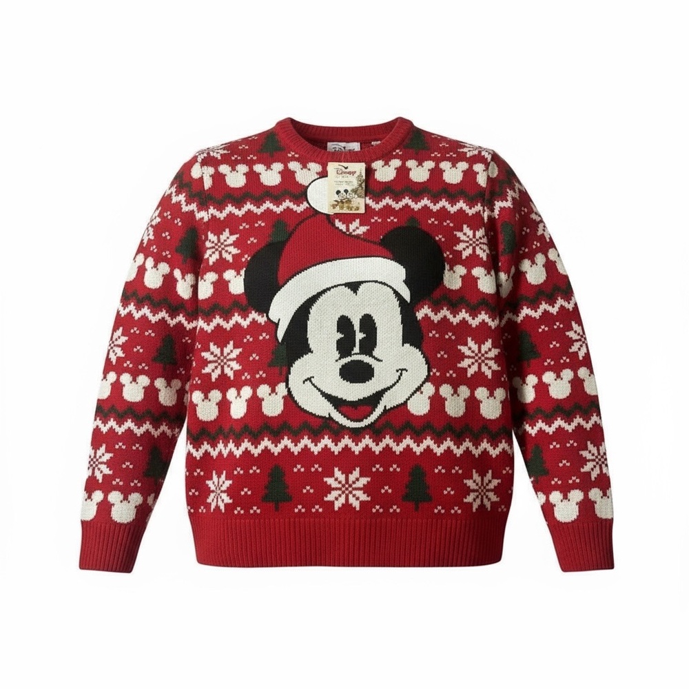 Men’s Disney Mickey Mouse Christmas Sweater X Primark NWT